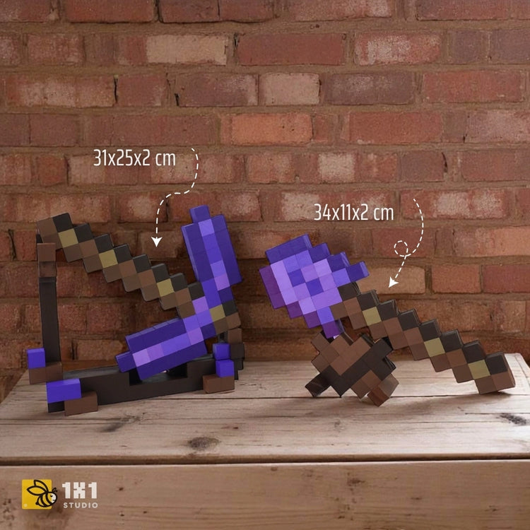 Minecraft Diamond & Nether Equipment (DIY Kit) – Paint & Build 2 Tools