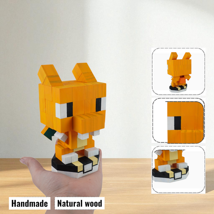 Wooden Character Figures (Collection 2/2) - DIY Painting Kit & Completed Model