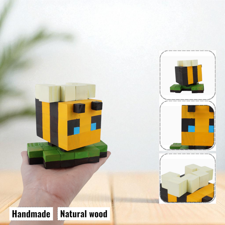 Minecraft Wooden Pet Models (DIY Painting Kit & Completed Model)