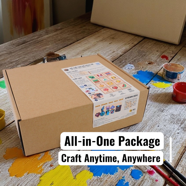 Wooden Decor (DIY KIT) – Build 6 Flat Mini Models (Set 2)