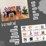 Wooden Decor (DIY KIT) – Build 6 Flat Mini Models (Set 2)