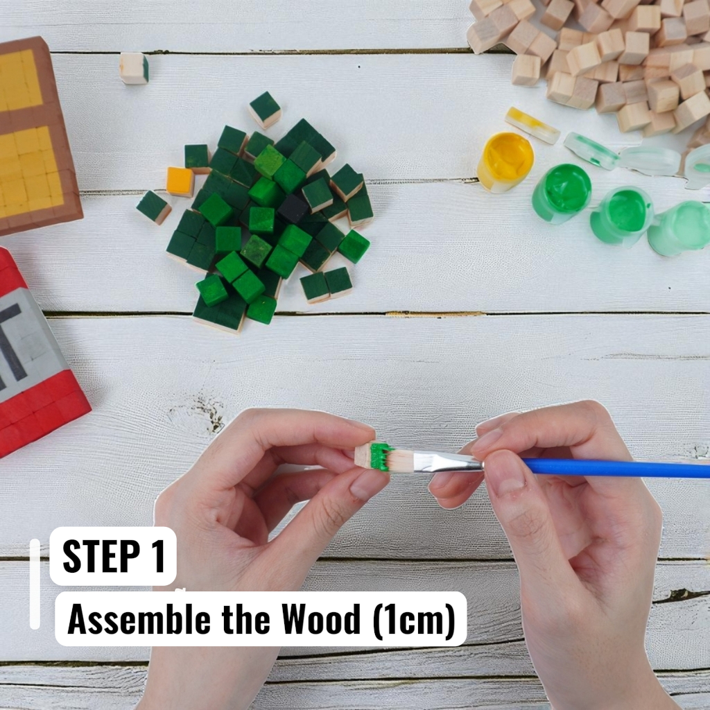 Wooden Decor (DIY KIT) – Build 6 Flat Mini Models (Set 2)