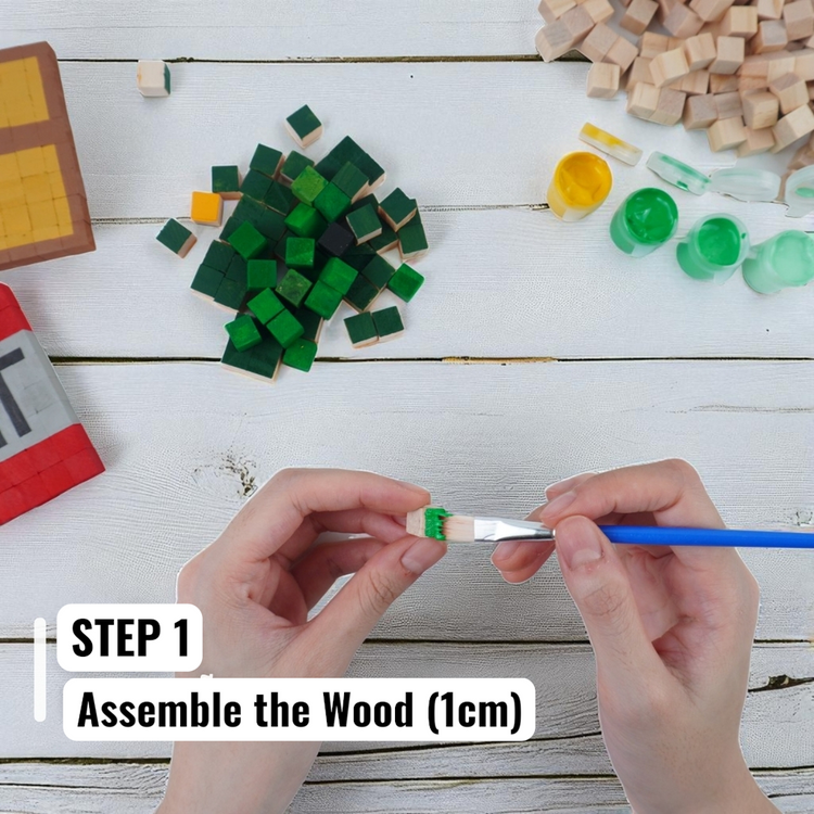 Wooden Decor (DIY KIT) – Build 6 Flat Mini Models (Set 2)