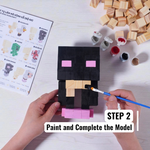 Minecraft Character Kit (2x2x2cm) (DIY KIT) – Create 2 Models