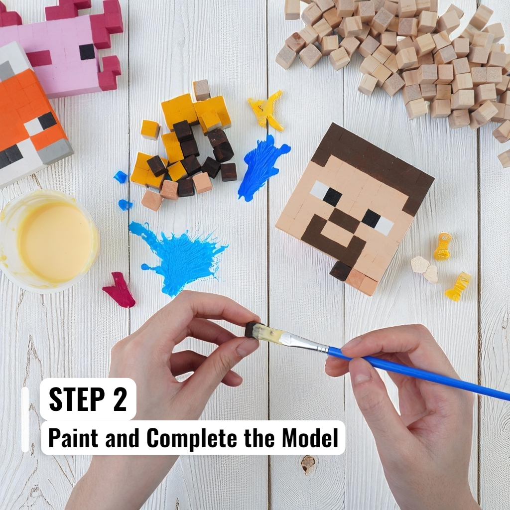 Wooden Decor (DIY KIT) – Build 6 Flat Mini Models (Set 2)