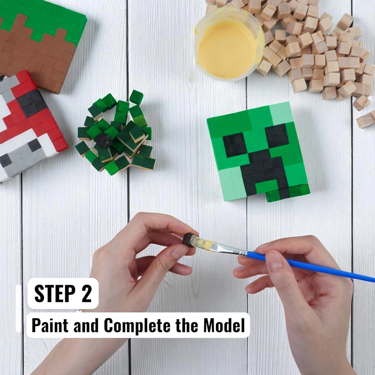 Wooden Decor (DIY KIT) – Build 6 Flat Mini Models (Set 1)