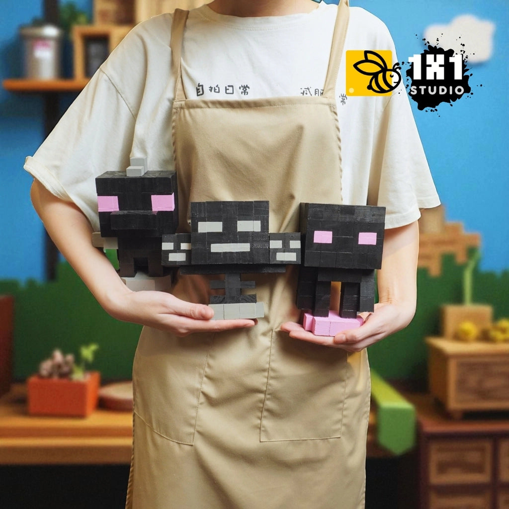 Minecraft Character Kit (2x2x2cm) (DIY KIT) – Create 2 Models
