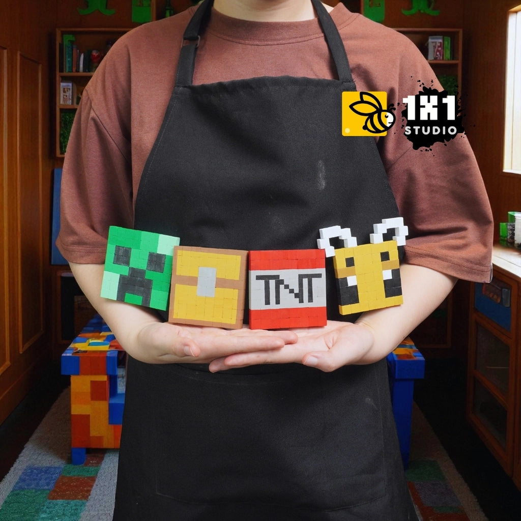 Wooden Decor (DIY KIT) – Build 6 Flat Mini Models (Set 1)