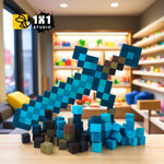 Minecraft Mini Equipment (Assembly Kit) – Build 2 Diamond & Netherite Tools