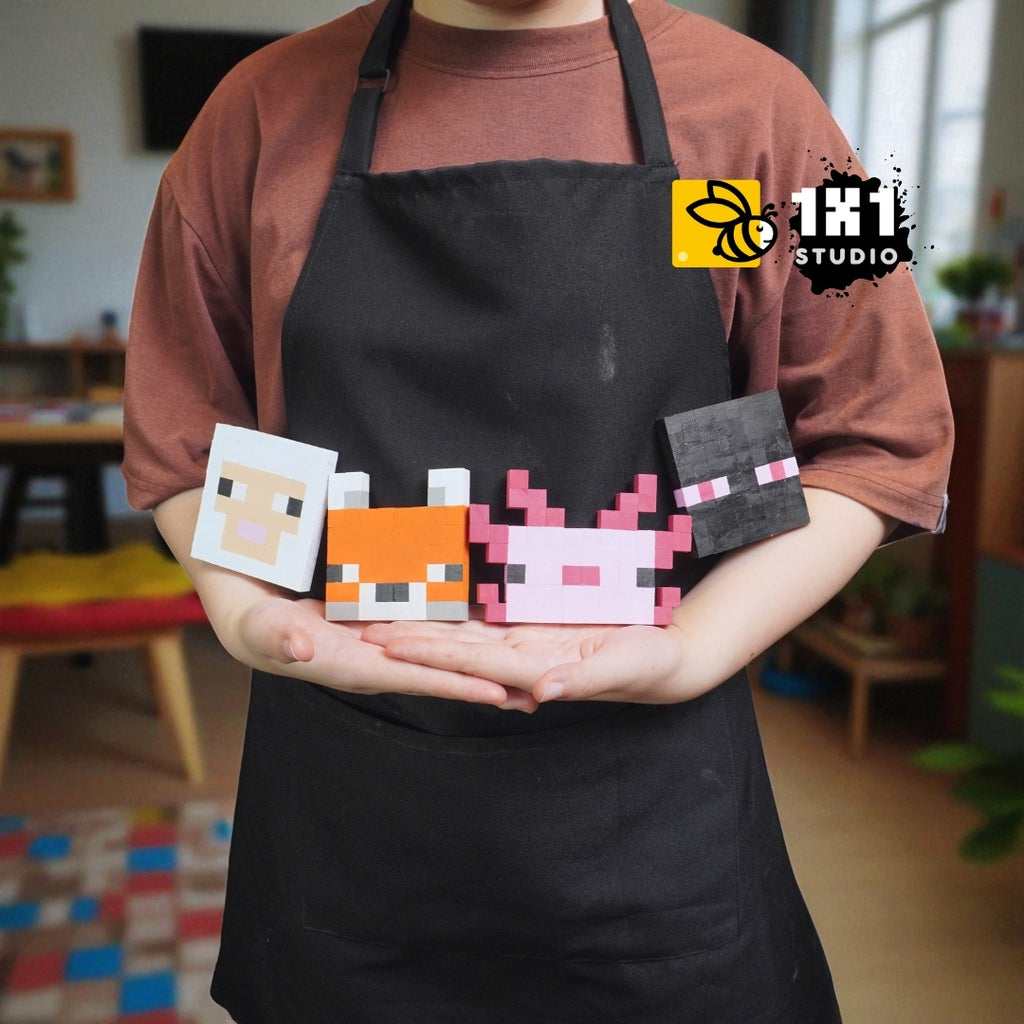 Wooden Decor (DIY KIT) – Build 6 Flat Mini Models (Set 2)