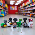 Minecraft Character Kit (2x2x2cm) (DIY KIT) – Create 2 Models
