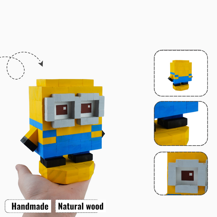 Wooden Character Figures (Collection 2/2) - DIY Painting Kit & Completed Model