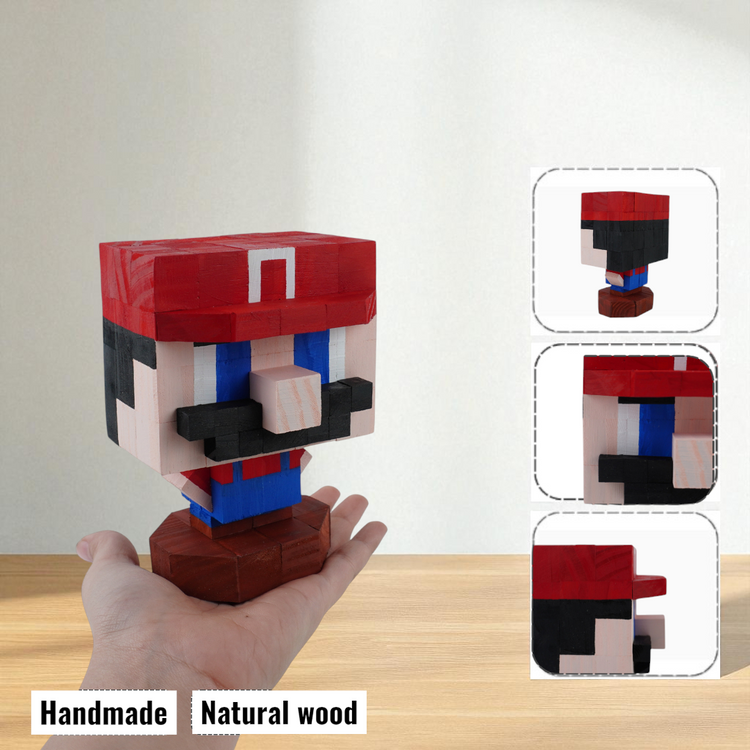 Wooden Character Figures (Collection 2/2) - DIY Painting Kit & Completed Model