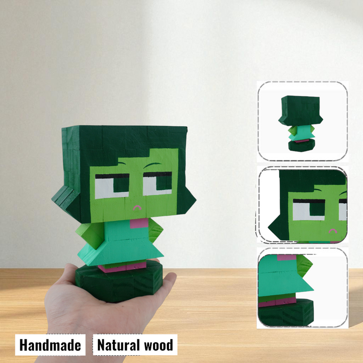Wooden Character Figures (Collection 1/2) - DIY Painting Kit & Completed Model
