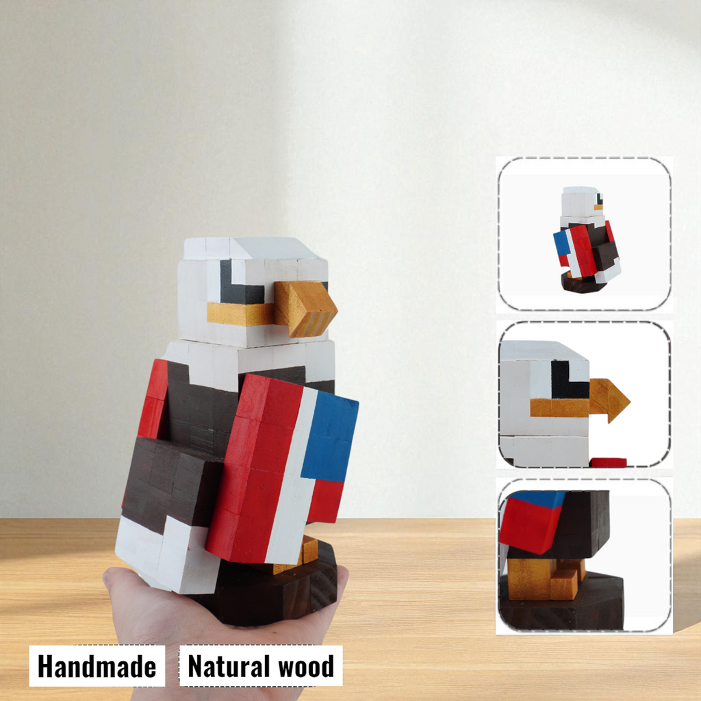 Wooden Animal & Pet Figures (DIY Painting Kit & Completed Model)