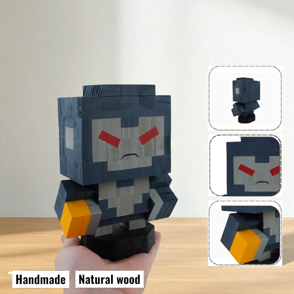 Wooden Animal & Pet Figures (DIY Painting Kit & Completed Model)