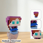 Wooden Character Figures (Collection 1/2) - DIY Painting Kit & Completed Model