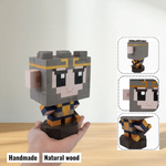 Wooden Character Figures (Collection 2/2) - DIY Painting Kit & Completed Model