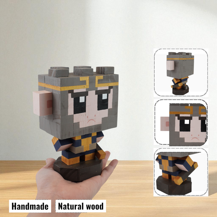 Wooden Character Figures (Collection 2/2) - DIY Painting Kit & Completed Model