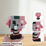 Minecraft Mobs & Bosses Wooden Models (Collection 1/2) - DIY Painting Kit & Completed Model