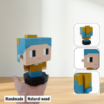 Celebrity Wooden Figures (DIY Painting Kit & Completed Model)