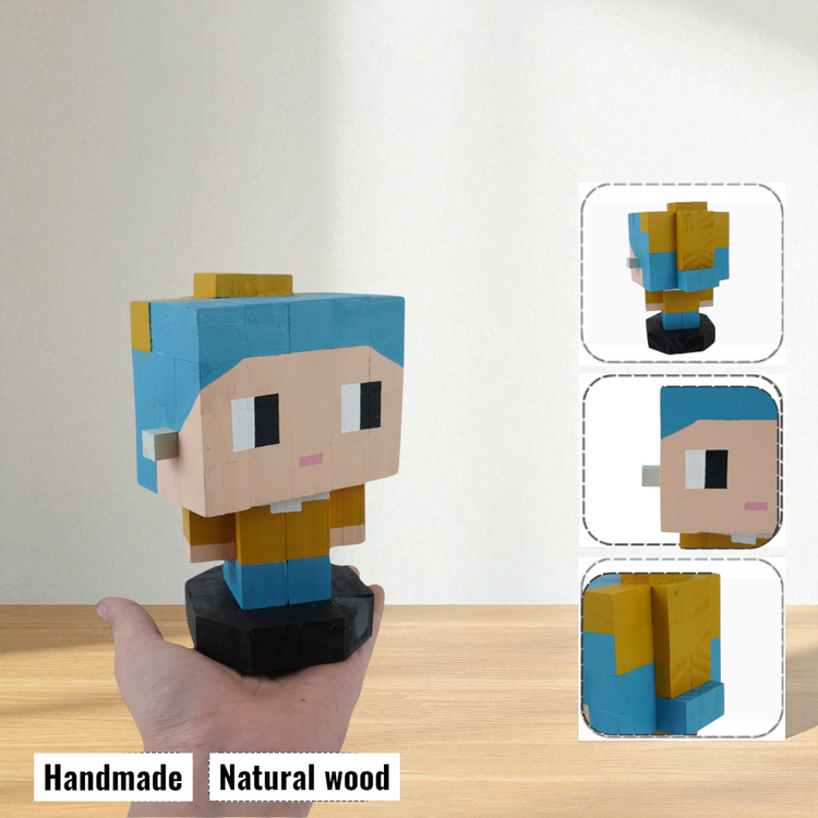 Celebrity Wooden Figures (DIY Painting Kit & Completed Model)