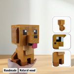 Wooden Animal & Pet Figures (DIY Painting Kit & Completed Model)