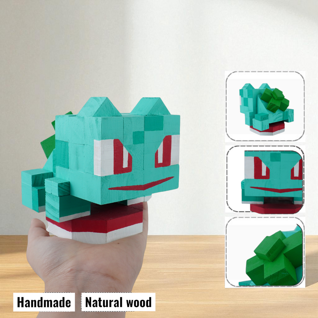 Wooden Character Figures (Collection 2/2) - DIY Painting Kit & Completed Model