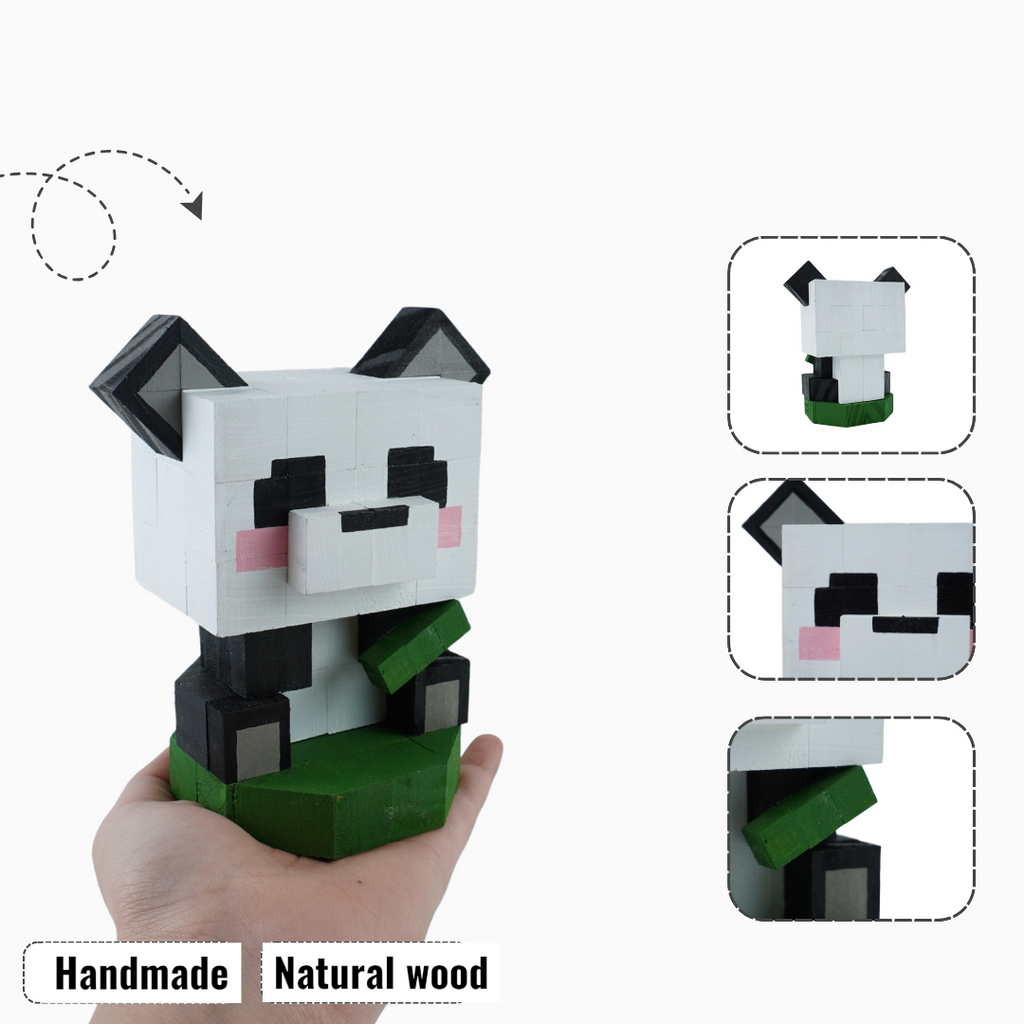 Wooden Animal & Pet Figures (DIY Painting Kit & Completed Model)
