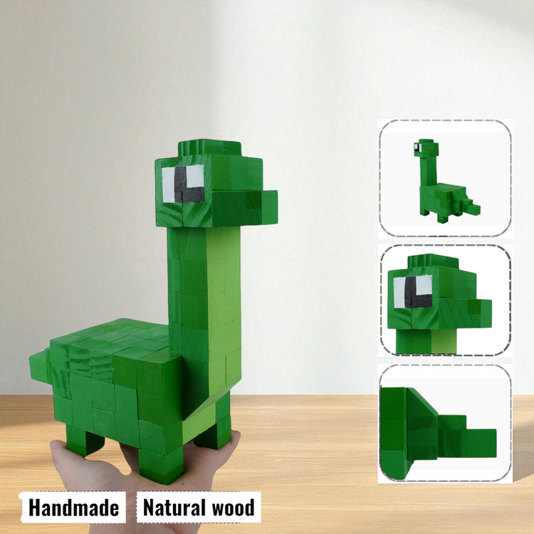 Wooden Animal & Pet Figures (DIY Painting Kit & Completed Model)