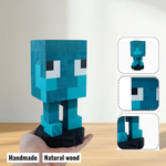 Minecraft Mobs & Bosses Wooden Models (Collection 2/2) - DIY Painting Kit & Completed Model