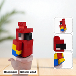 Minecraft Wooden Pet Models  (DIY Painting Kit & Completed Model)