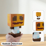 Minecraft Mobs & Bosses Wooden Models (Collection 1/2) - DIY Painting Kit & Completed Model