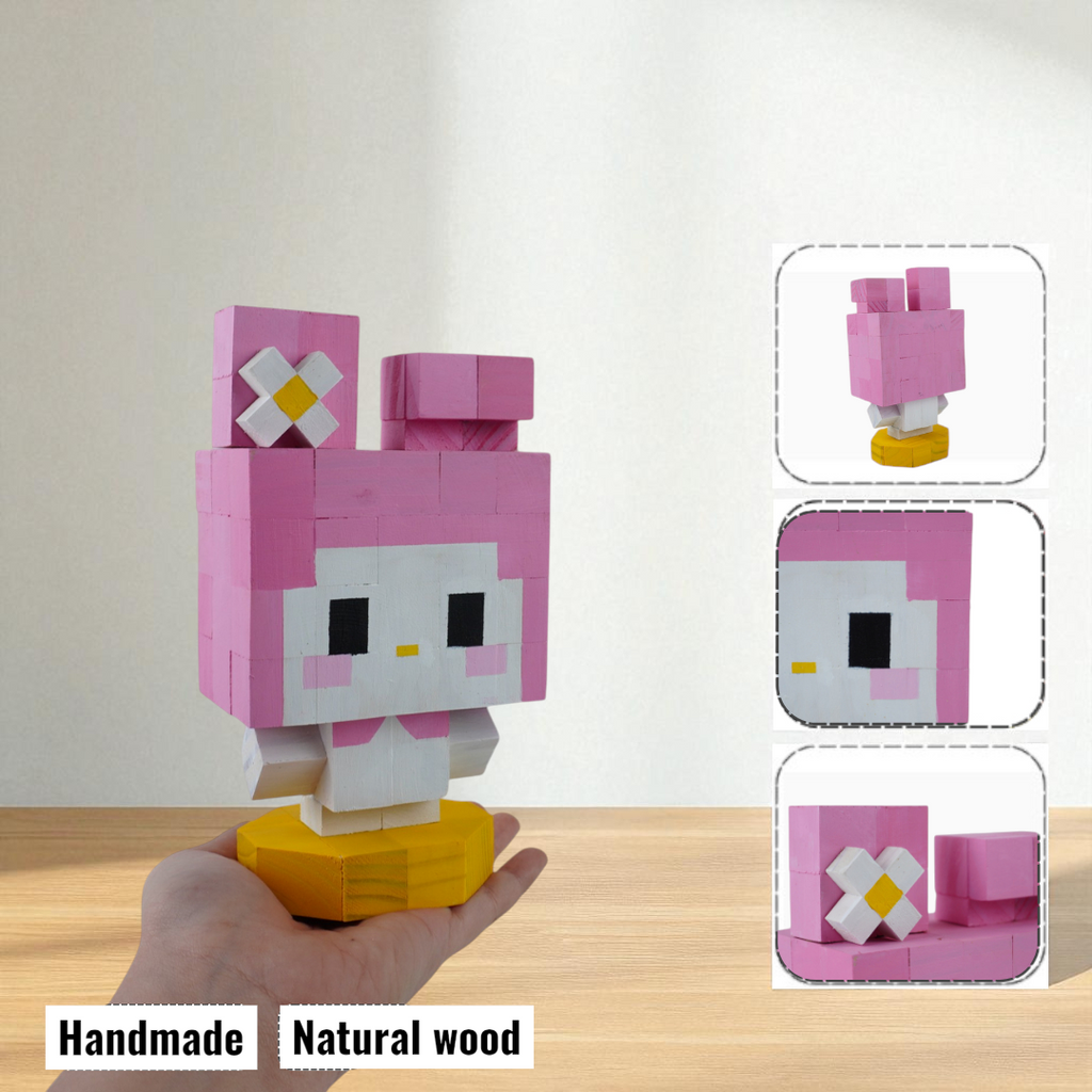 Wooden Character Figures (Collection 2/2) - DIY Painting Kit & Completed Model