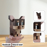 Wooden Animal & Pet Figures (DIY Painting Kit & Completed Model)