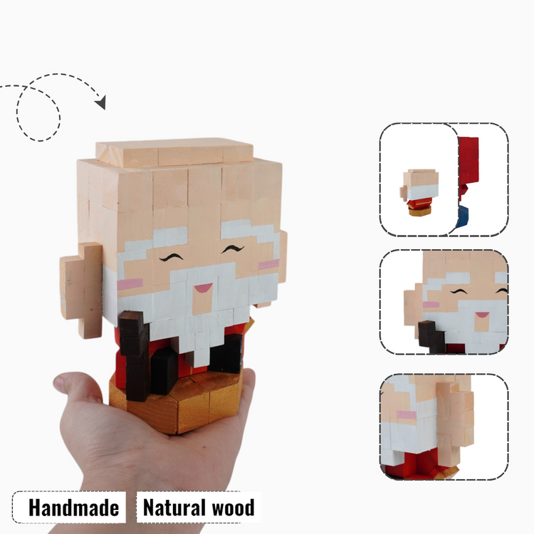 Celebrity Wooden Figures (DIY Painting Kit & Completed Model)