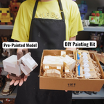 Minecraft Wooden Pet Models  (DIY Painting Kit & Completed Model)