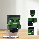 Superhero Wooden Figures (DIY Painting Kit & Completed Model &)