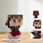 Celebrity Wooden Figures (DIY Painting Kit & Completed Model)