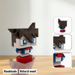 Anime Wooden Character Figures (DIY Painting Kit & Completed Model)