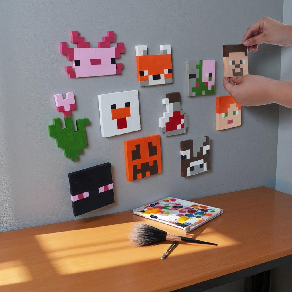 Wooden Decor (DIY KIT) – Build 6 Flat Mini Models (Set 2)