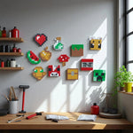 Wooden Decor (DIY KIT) – Build 6 Flat Mini Models (Set 1)