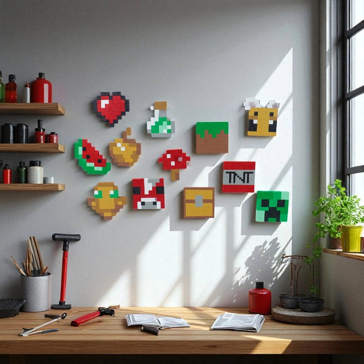 Wooden Decor (DIY KIT) – Build 6 Flat Mini Models (Set 1)