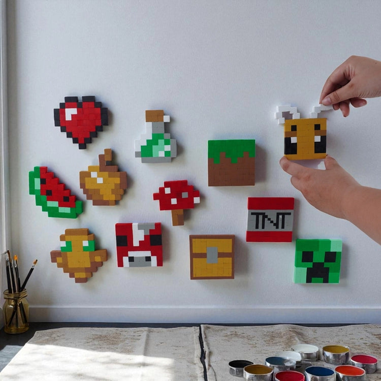 Wooden Decor (DIY KIT) – Build 6 Flat Mini Models (Set 1)