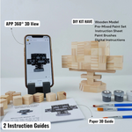 Minecraft Mobs & Bosses Wooden Models (Collection 2/2) - DIY Painting Kit & Completed Model