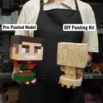 Celebrity Wooden Figures (DIY Painting Kit & Completed Model)