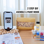 Wooden Decor (DIY KIT) – Build 6 Flat Mini Models (Set 2)