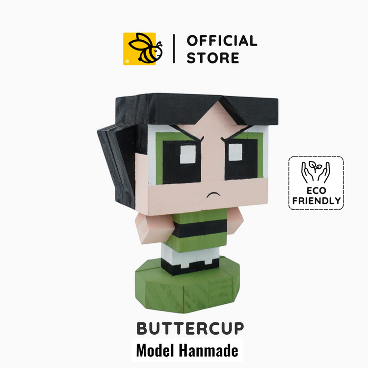 Wooden Character Figures (Collection 1/2) - DIY Painting Kit & Completed Model