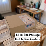 Wooden Decor (DIY KIT) – Build 6 Flat Mini Models (Set 1)