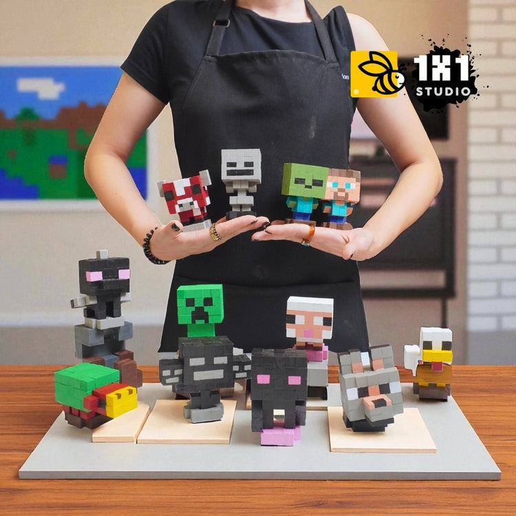Minecraft Character Mini Kit (DIY KIT) – Create 4 Models